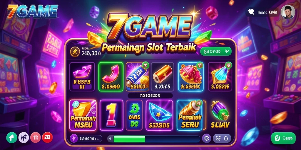 Tampilan menarik dari permainan Slot 7GAME yang menghibur.
