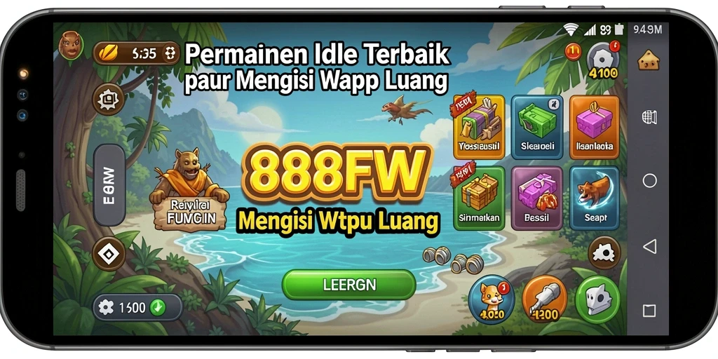 Tampilan gameplay Idle yang menawan dan menarik di 888FW.