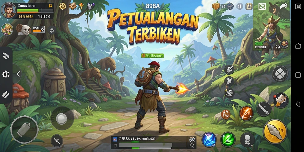 Gameplay Open World yang mendebarkan dalam 898A.