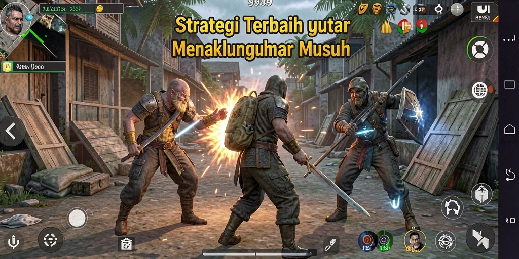 Tampilan gameplay menegangkan dalam 9939 dengan strategi yang mendalam.