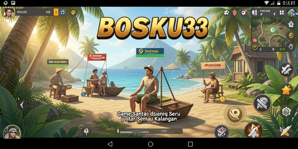 Tampilan gameplay menyenangkan dari BOSKU33 dengan berbagai tantangan menarik.