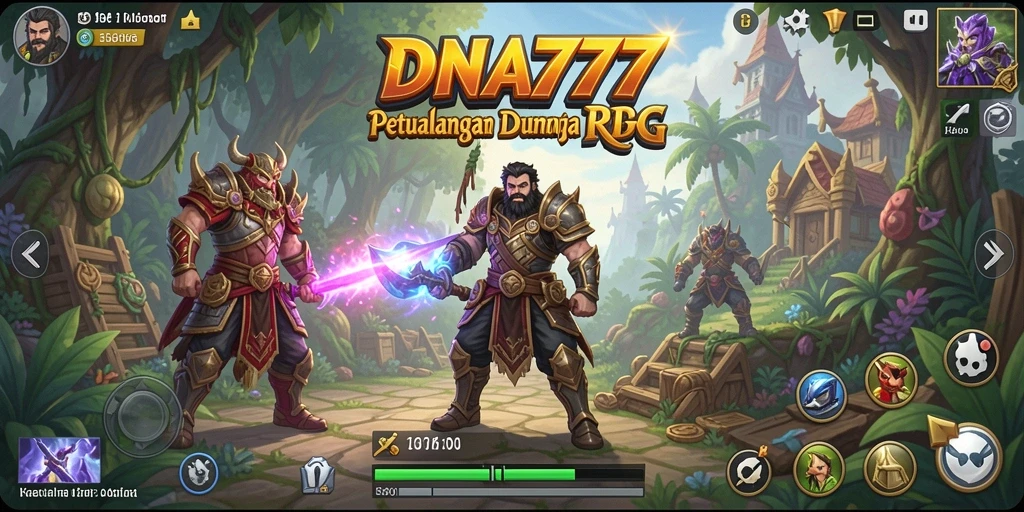 Screenshot dari gameplay epik di DNA777 yang mengajak petualangan menggembirakan.