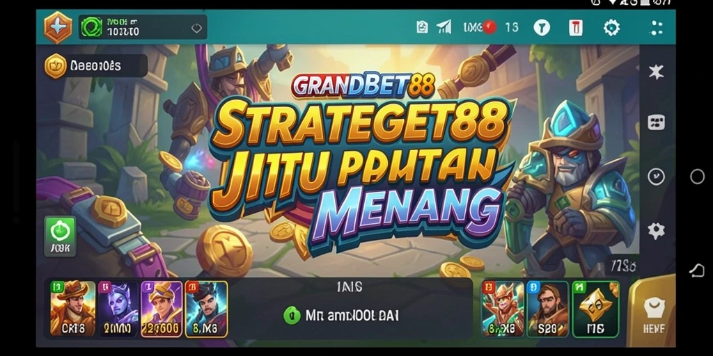 Tampilan gameplay menarik dalam game strategi GRANDBET88.