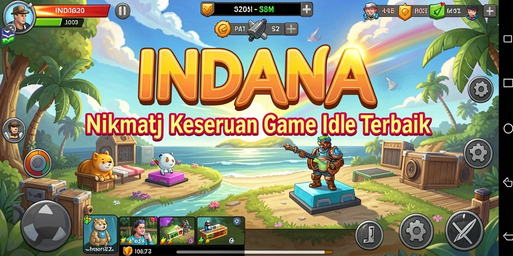 Tampilan gameplay Idle yang menarik di INDAAA.