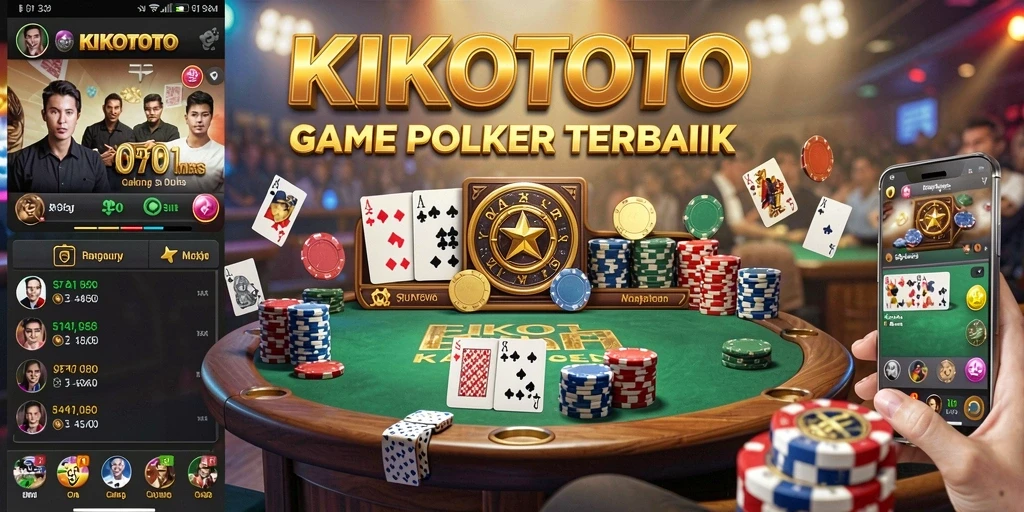 Tampilan gameplay menarik dari KIKOTOTO saat bermain poker.