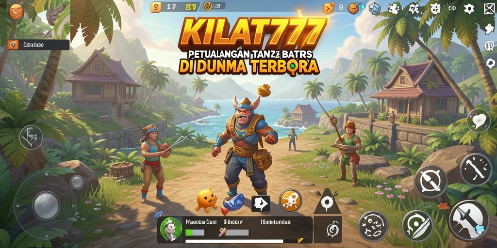 Screenshot KILAT777 menampilkan pemain menjelajahi dunia terbuka yang indah.