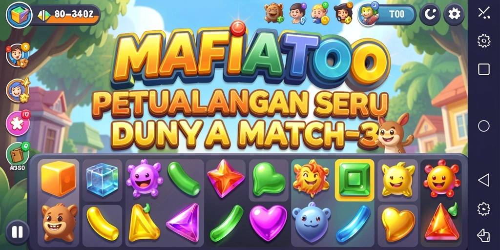 Gameplay MAFIATOTO yang penuh warna dan menarik.