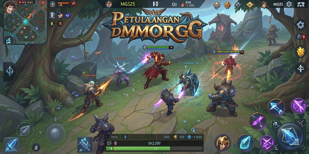 Gameplay MG525 yang seru dan mendebarkan dalam dunia MMORPG.