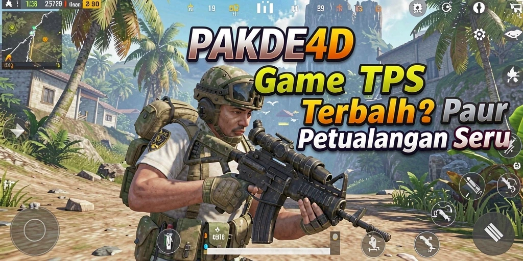 Tampilan gameplay PAKDE4D yang menegangkan dan seru.