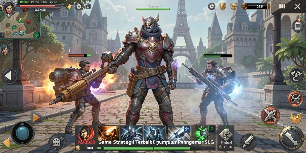 Tampilan gameplay menarik dari <strong>PARIS88</strong> yang penuh strategi.