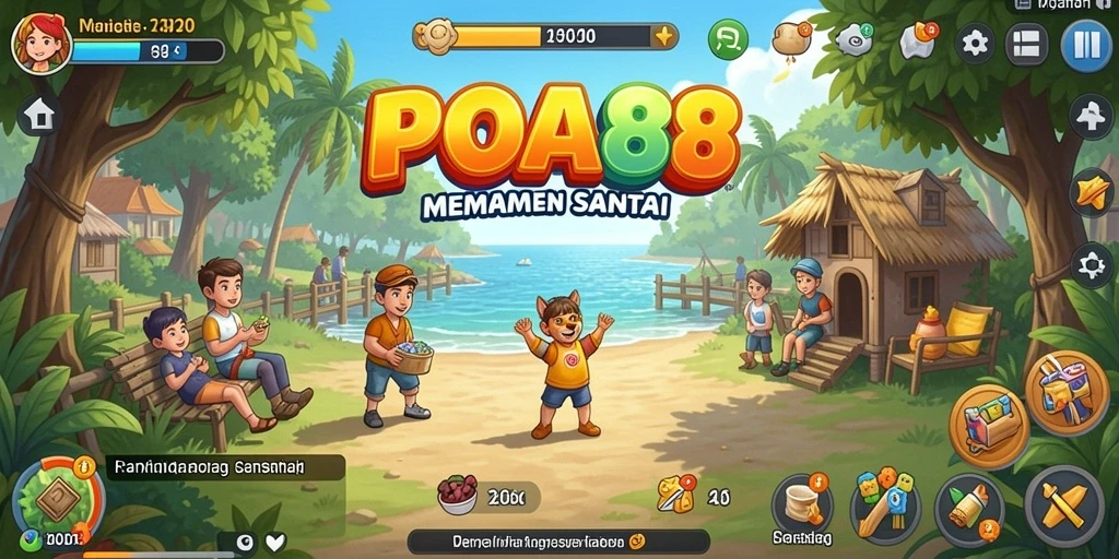 Pengalaman bermain POA88 dengan grafis ceria dan gameplay yang menarik.