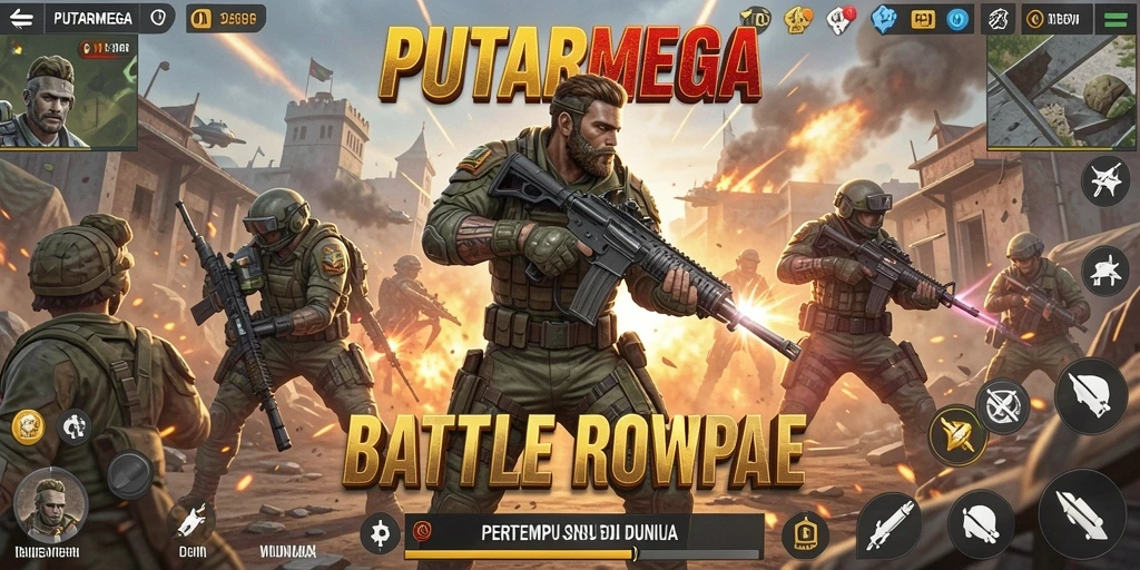 Gameplay seru dan mendebarkan di PUTARMEGA.
