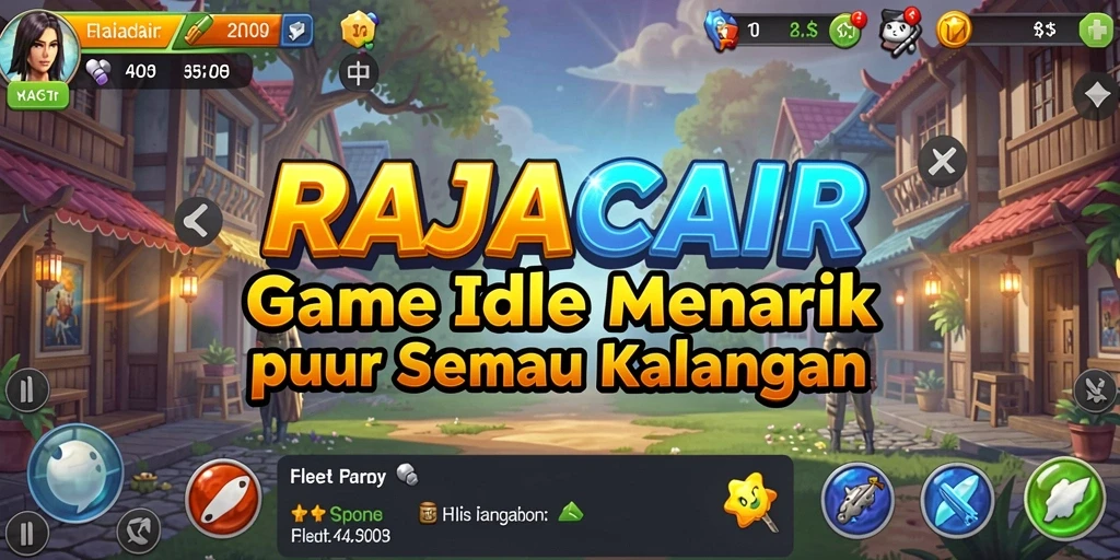 Screenshot gameplay RAJACAIR yang menunjukkan karakter beraksi dalam mode Idle.