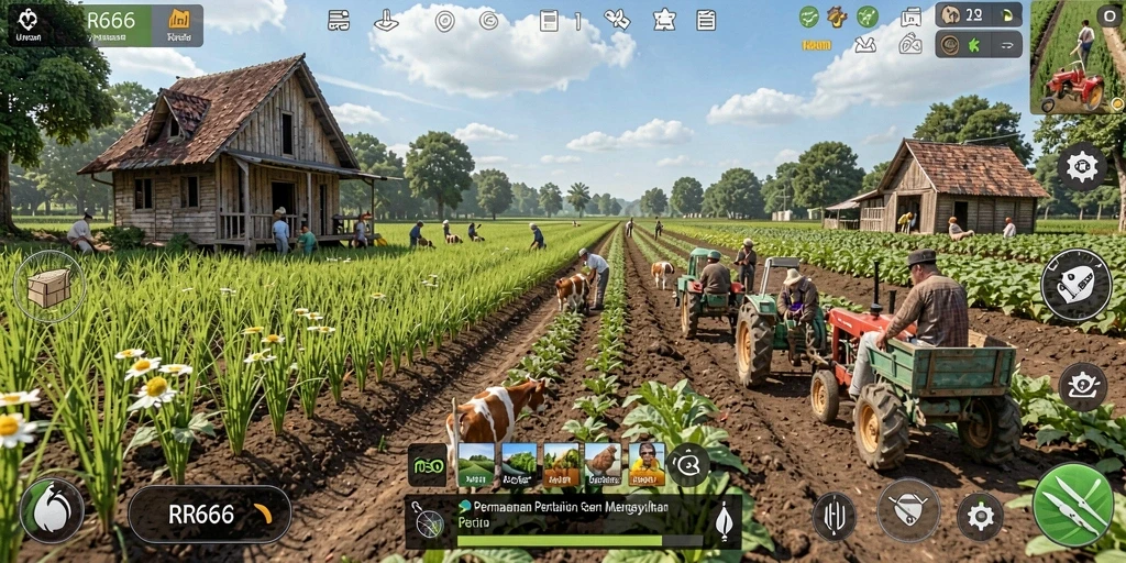 Tangkapan layar utama dari gameplay RR666 yang mendebarkan.
