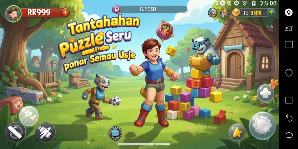 Tampilan gameplay RR999 yang menantang dan seru.
