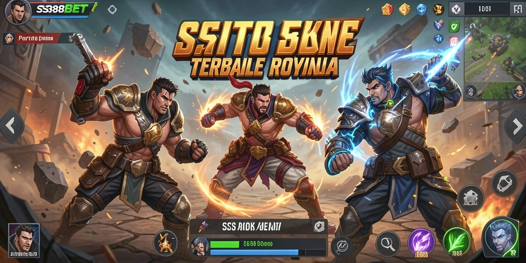 Screenshot gameplay SS88BET menunjukkan aksi pertarungan seru dan strategi Battle Royale.