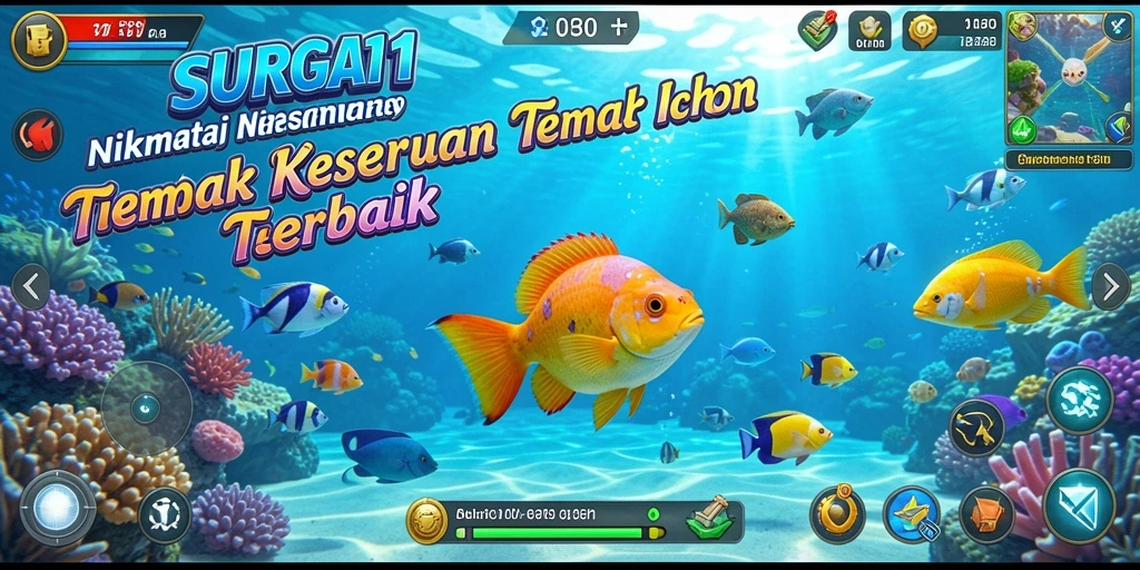 Gameplay seru dan interaktif dalam SURGA11.