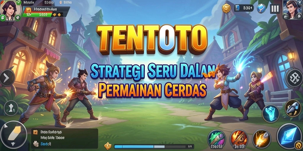 Screenshot gameplay TENTOTO dengan aksi strategi yang mendebarkan.