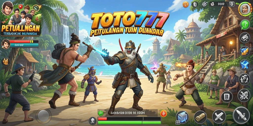 Tampilan gameplay seru di dunia terbuka TOTO777.